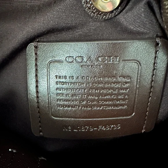 NEW Coach Canvas Handbag - Picture 4 of 13